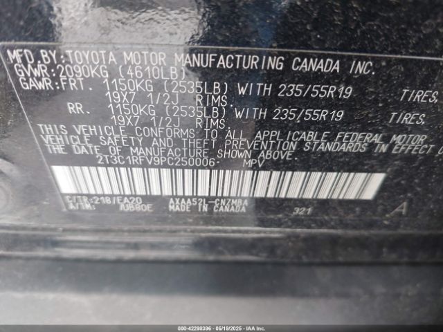 2023 TOYOTA RAV4 2T3C1RFV9PC250006 Photo 8