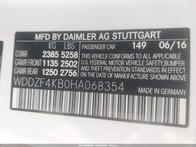 2017 MERCEDES-BENZ E 300 WDDZF4KB0HA068354 Photo 8