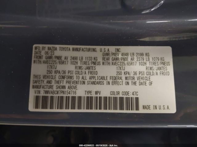 2023 MAZDA CX-50 7MMVABCM7PN154716 Photo 8