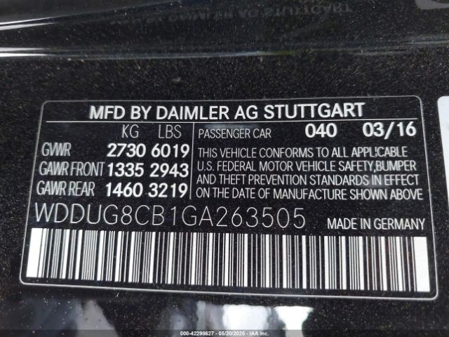 2016 MERCEDES-BENZ S 550 WDDUG8CB1GA263505 Photo 8