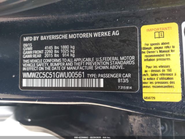 2016 MINI COUNTRYMAN WMWZC5C51GWU00561 Photo 8