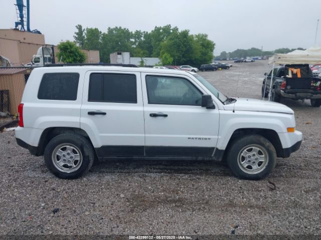 1C4NJPBA6HD207353 Jeep Patriot Sport Fwd