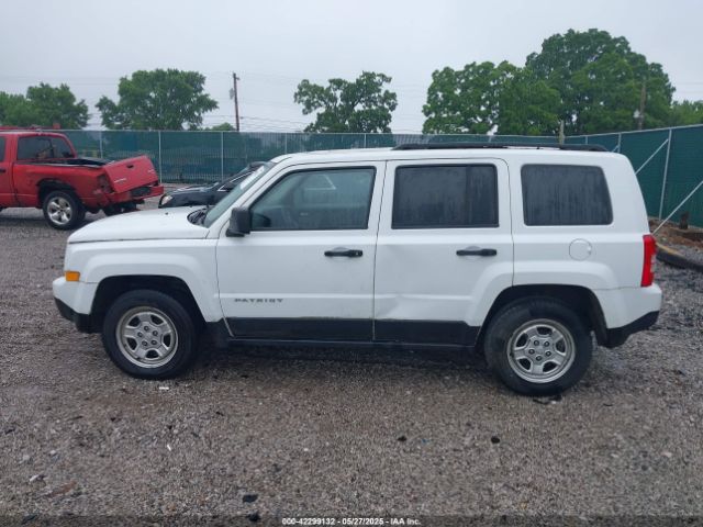 1C4NJPBA6HD207353 Jeep Patriot Sport Fwd