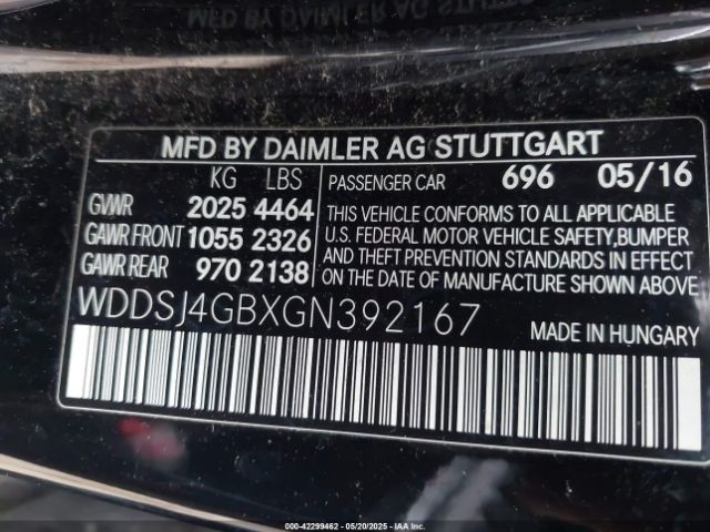 2016 MERCEDES-BENZ CLA 250 WDDSJ4GBXGN392167 Photo 8