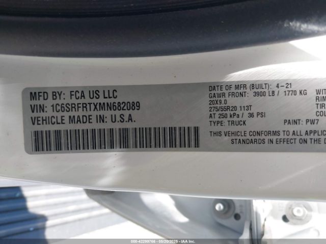 2021 RAM 1500 1C6SRFRTXMN682089 Photo 8