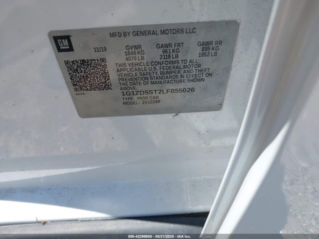 2020 CHEVROLET MALIBU 1G1ZD5ST2LF055026 Photo 8