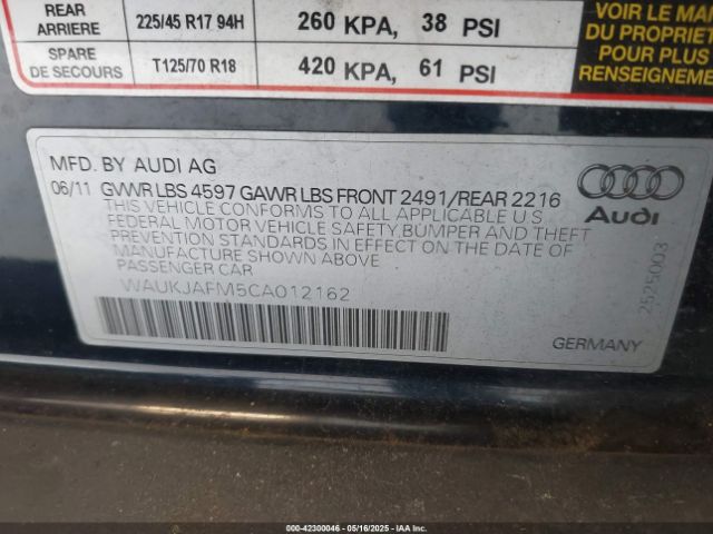 2012 AUDI A3 WAUKJAFM5CA012162 Photo 8