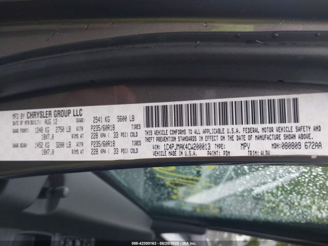 2012 JEEP LIBERTY 1C4PJMAK4CW200013 Photo 8