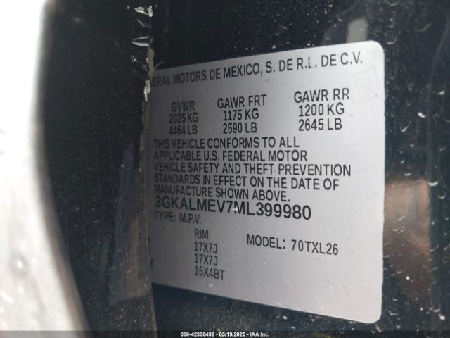 2021 GMC TERRAIN 3GKALMEV7ML399980 Photo 8
