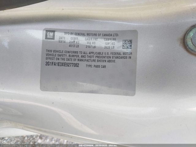 2G1FA1E3XE9277082 Chevrolet Camaro 2ls