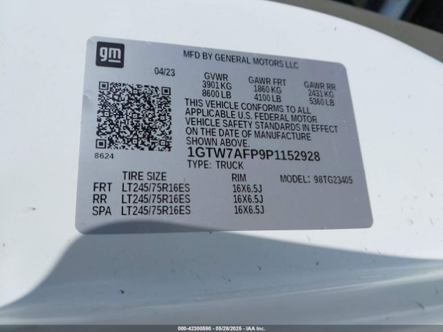 2023 GMC SAVANA CARGO 1GTW7AFP9P1152928 Photo 8