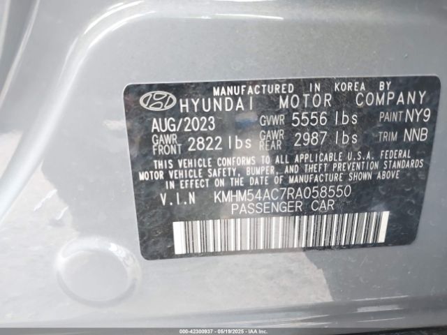 2024 HYUNDAI IONIQ 6 KMHM54AC7RA058550 Photo 8