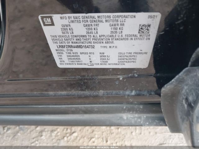 2021 BUICK ENVISION LRBFZRR44MD164732 Photo 8