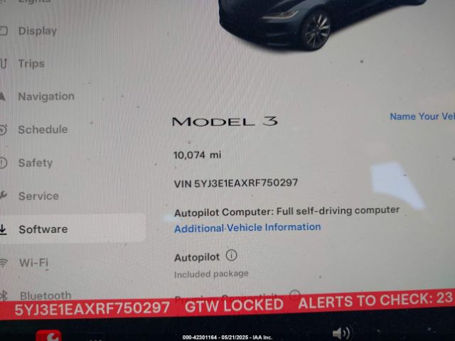 2024 TESLA MODEL 3 5YJ3E1EAXRF750297 Photo 6