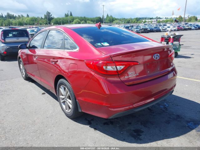 2015 HYUNDAI SONATA 5NPE24AFXFH178200 Photo 2