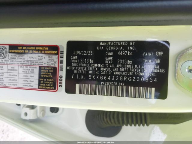 2024 KIA K5 5XXG64J28RG230854 Photo 8