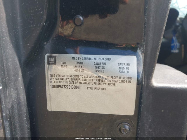 2007 CADILLAC CTS 1G6DP577270133840 Photo 8