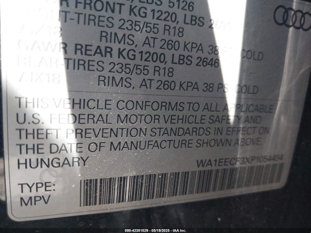 2023 AUDI Q3 WA1EECF3XP1054494 Photo 8