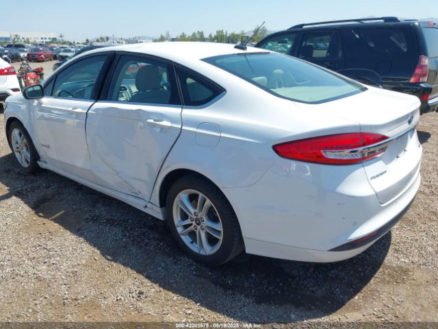3FA6P0LU2JR261268 Ford Fusion Hybrid Se