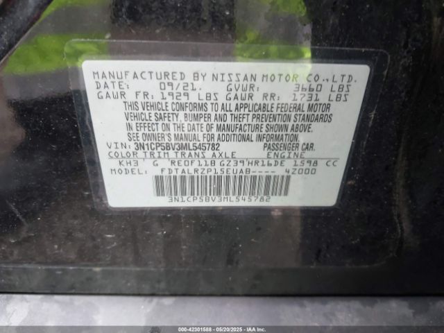 2021 NISSAN KICKS 3N1CP5BV3ML545782 Photo 8
