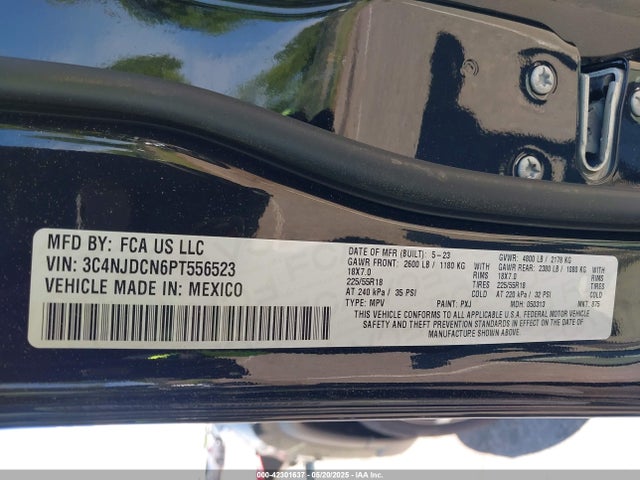 Jeep Compass 2023 3C4NJDCN6PT556523 Image 9