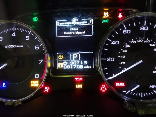 JF2GPAMC8F8290066 Subaru 2.0l naturally aapirated