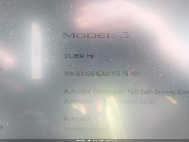 2023 TESLA MODEL 3 5YJ3E1EA8PF575061 Photo 6