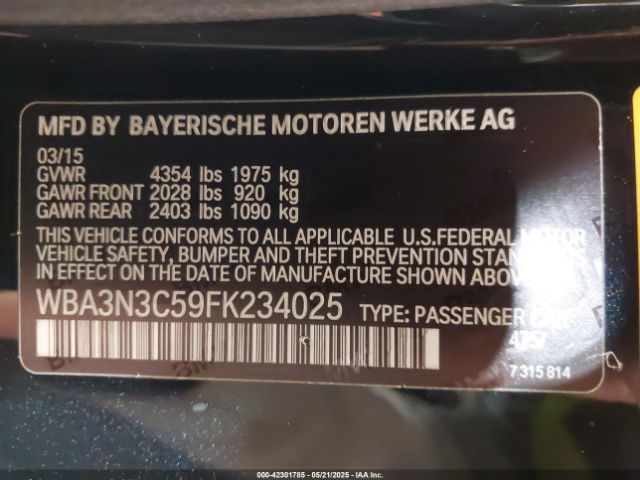 2015 BMW 428I WBA3N3C59FK234025 Photo 8