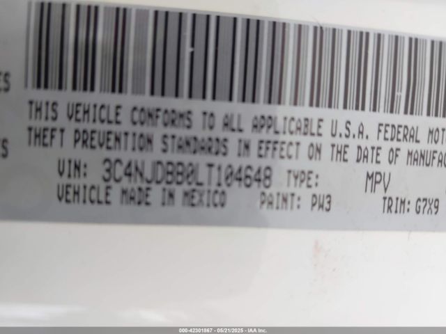 3C4NJDBB0LT104648 Jeep Compass Latitude 4x4