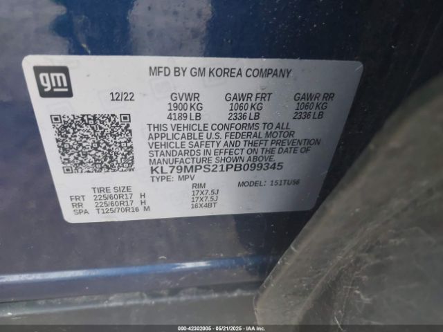2023 CHEVROLET TRAILBLAZER KL79MPS21PB099345 Photo 8