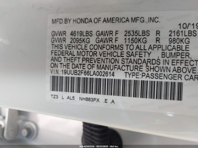 2020 ACURA TLX 19UUB2F66LA002614 Photo 8