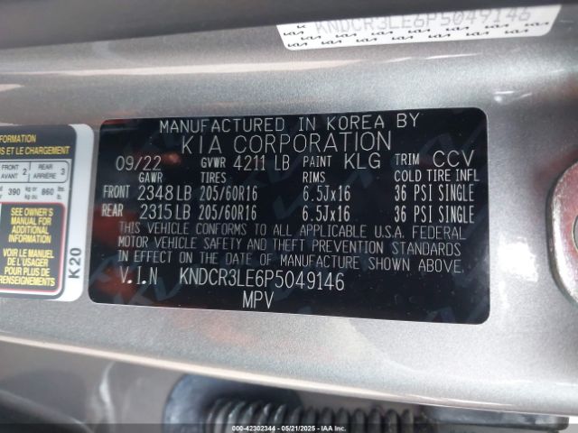 2023 KIA NIRO KNDCR3LE6P5049146 Photo 8