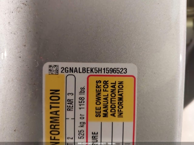 2GNALBEK5H1596523 Chevrolet EQUINOX LS