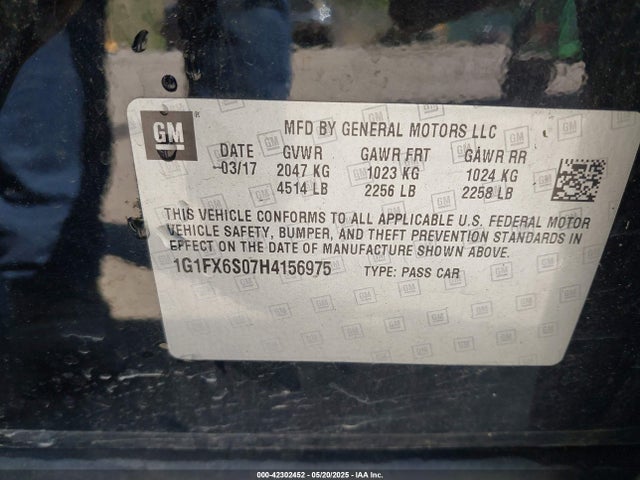 Chevrolet Bolt Ev Premier 2017 1G1FX6S07H4156975 Image 9