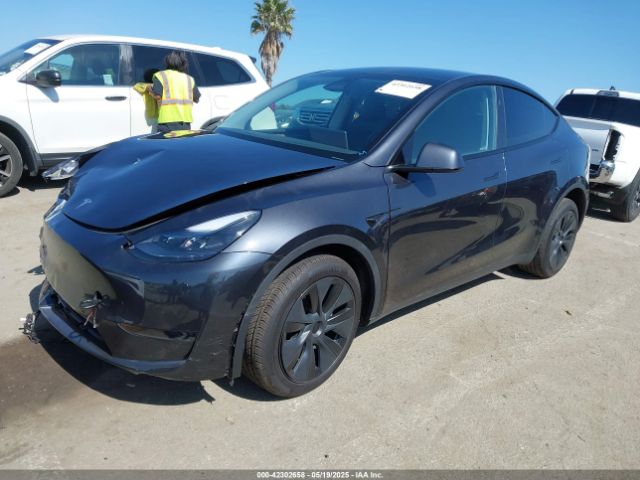 2024 TESLA MODEL Y 7SAYGDED4RF115252 Photo 1