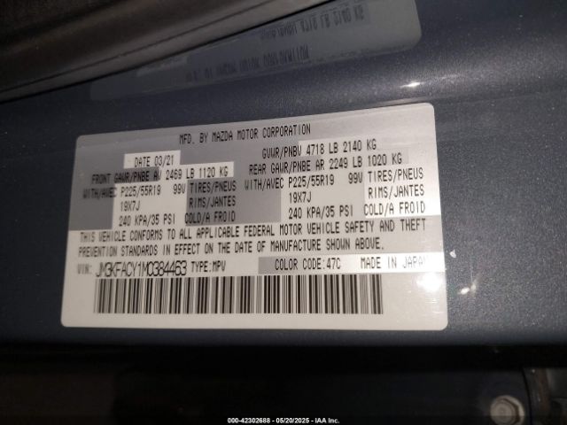 2021 MAZDA CX-5 JM3KFACY1M0384463 Photo 8