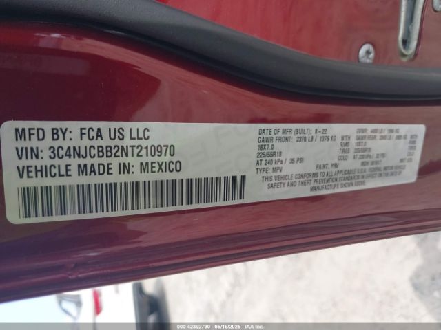 2022 JEEP COMPASS 3C4NJCBB2NT210970 Photo 8