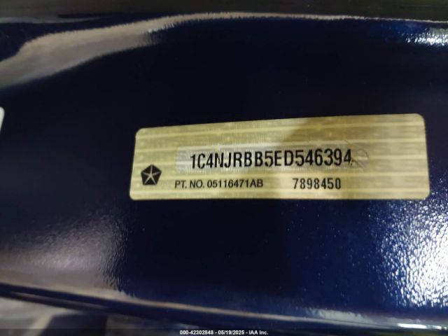 1C4NJRBB5ED546394 Jeep Patriot Sport