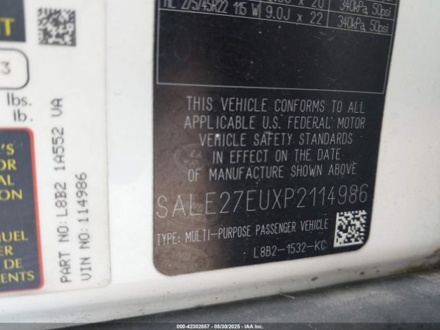 2023 LAND ROVER DEFENDER SALE27EUXP2114986 Photo 8