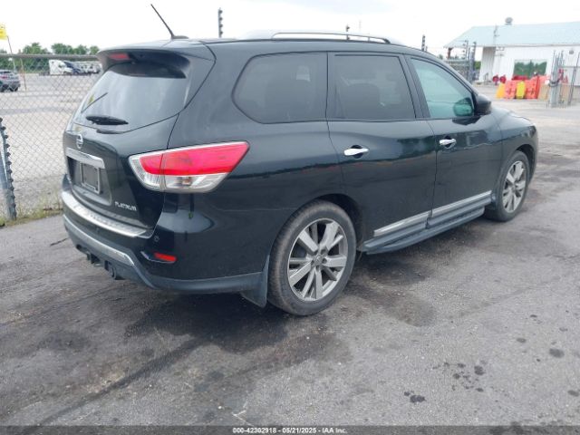5N1AR2MN9EC639927 Nissan Pathfinder Platinum