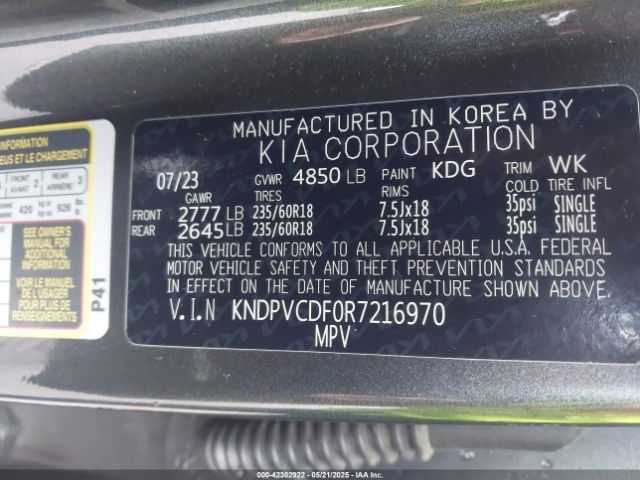 2024 KIA SPORTAGE KNDPVCDF0R7216970 Photo 8