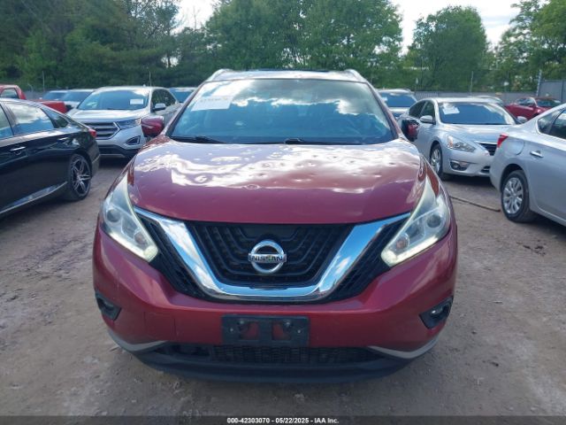 5N1AZ2MH5FN228895 Nissan Murano Platinum