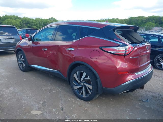 5N1AZ2MH5FN228895 Nissan Murano Platinum
