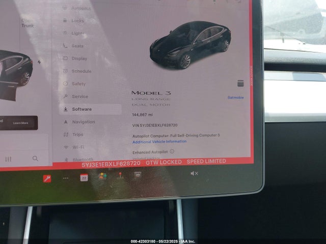 2020 TESLA MODEL 3 5YJ3E1EBXLF628720 Photo 8