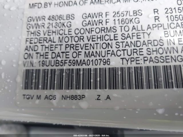 2021 ACURA TLX 19UUB5F59MA010796 Photo 8