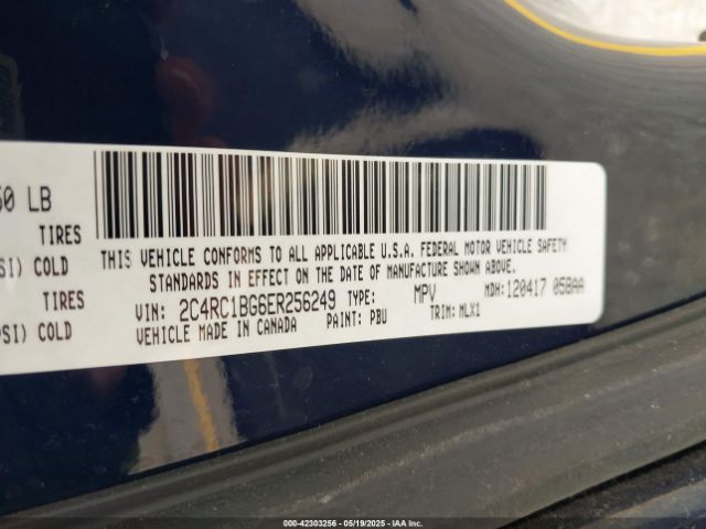 2014 CHRYSLER TOWN & COUNTRY 2C4RC1BG6ER256249 Photo 8