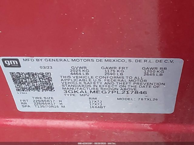 2023 GMC TERRAIN 3GKALMEG7PL217846 Photo 8