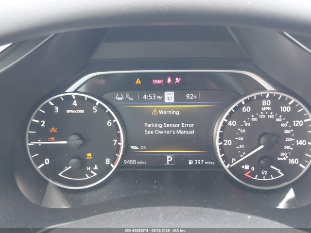 5N1AZ2CJ7NC115996 Nissan Murano Sl Fwd