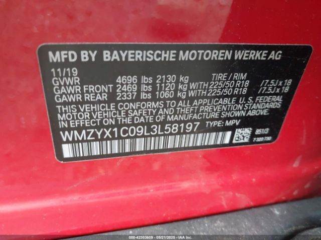2020 MINI COUNTRYMAN WMZYX1C09L3L58197 Photo 8