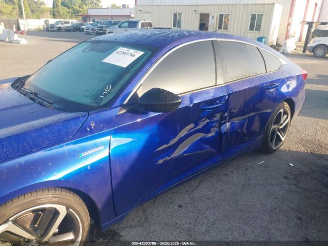 1HGCV3F23NA038494 Honda Accord Hybrid Sport